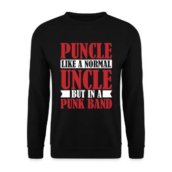 Guitare Métal Guitariste Rock Humour - Sweat-shirt Unisexe - noir - Devant - Alina (178cm) & Michal (187cm)