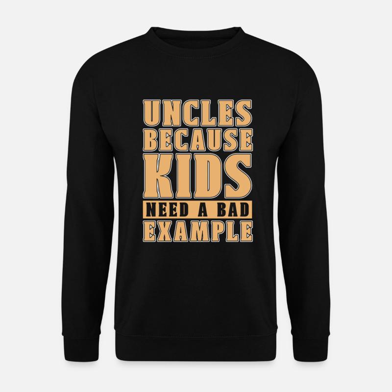 Uncle Funny - Unisex Sweatshirt - black