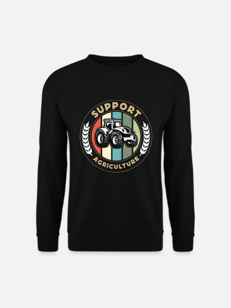 Moissonneuse-batteuse Soutien Agriculture Agriculture Vie Agriculteur - Sweat-shirt Unisexe - noir