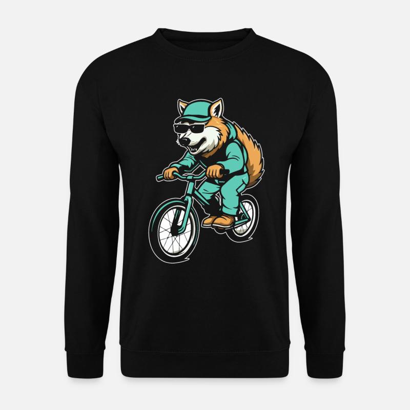 Wolf Cyclisme - Sweat-shirt Unisexe - noir