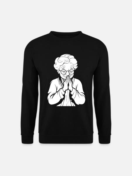 Christian Christianity Praying - Unisex Sweatshirt - black