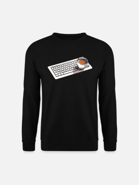 Developer, Coder, Programmer, Coffee - Unisex Sweatshirt - black