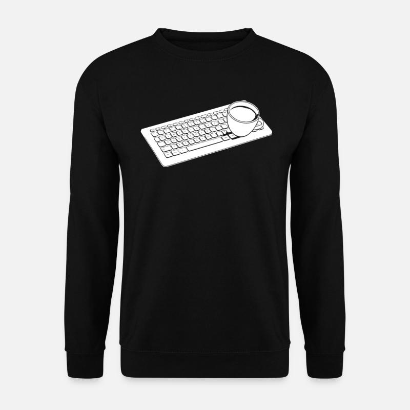 Entwickler Coder Programmierer Kaffee - Unisex Pullover - Schwarz