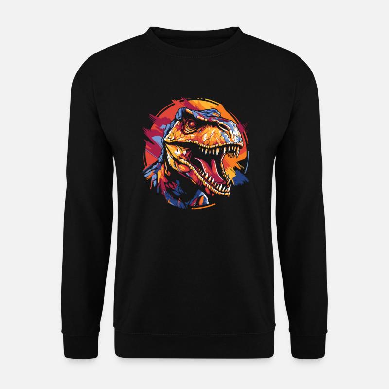 Trex T Rex Dino Cool - Unisex Sweatshirt - black