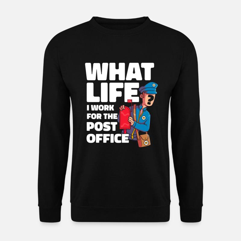 Postman Postman Funny - Unisex Sweatshirt - black