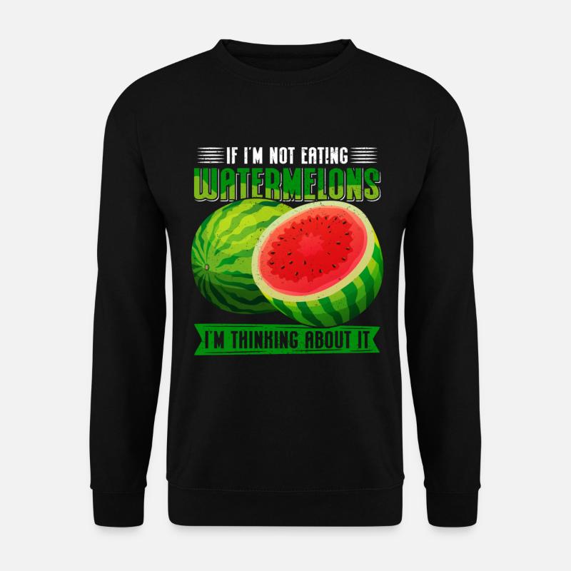 Watermelon Angurie Paste Arbuse Gift - Unisex Sweatshirt - black