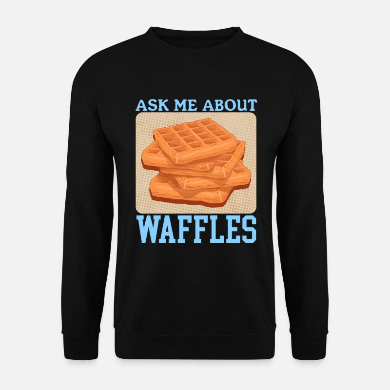 Waffles Waffle Lover Waffle Gift - Unisex Sweatshirt - black