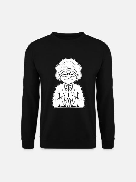 Christian Christianity Granny - Unisex Sweatshirt - black