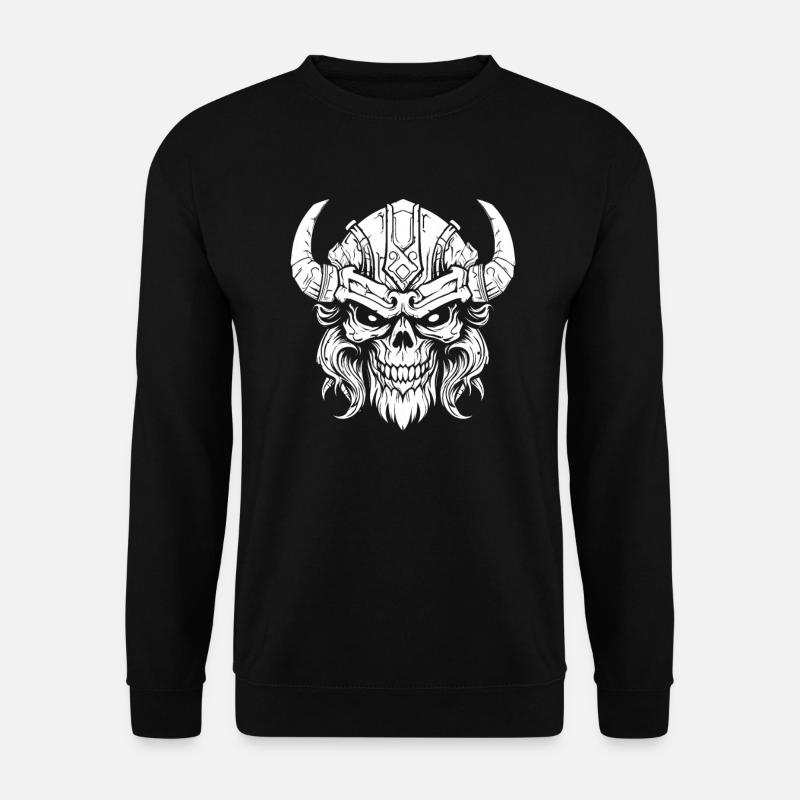 Viking Skull - Unisex Sweatshirt - black