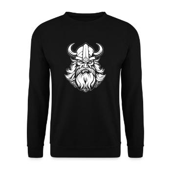 Viking Cool - Sweat-shirt Unisexe - noir - Devant - Alina (178cm) & Michal (187cm)