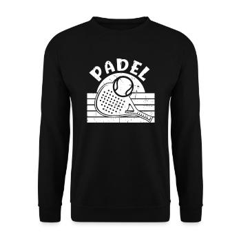 Padel - Unisex Pullover - Schwarz - Vorne - Alina (178cm) & Michal (187cm)