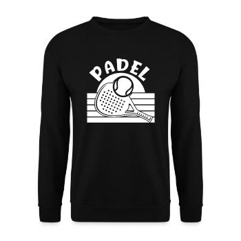 Padel - Unisex Pullover - Schwarz - Vorne - Alina (178cm) & Michal (187cm)
