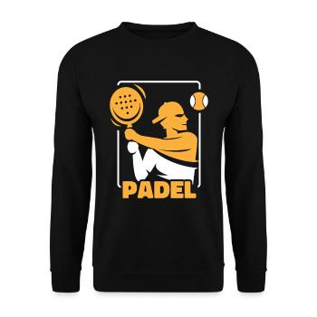 Padel Cool - Unisex Pullover - Schwarz - Vorne - Alina (178cm) & Michal (187cm)
