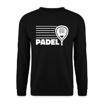 Padel - Unisex Pullover - Schwarz - Vorne - Alina (178cm) & Michal (187cm)