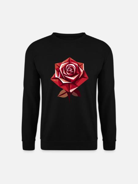 Red Rose Goth - Unisex Sweatshirt - black