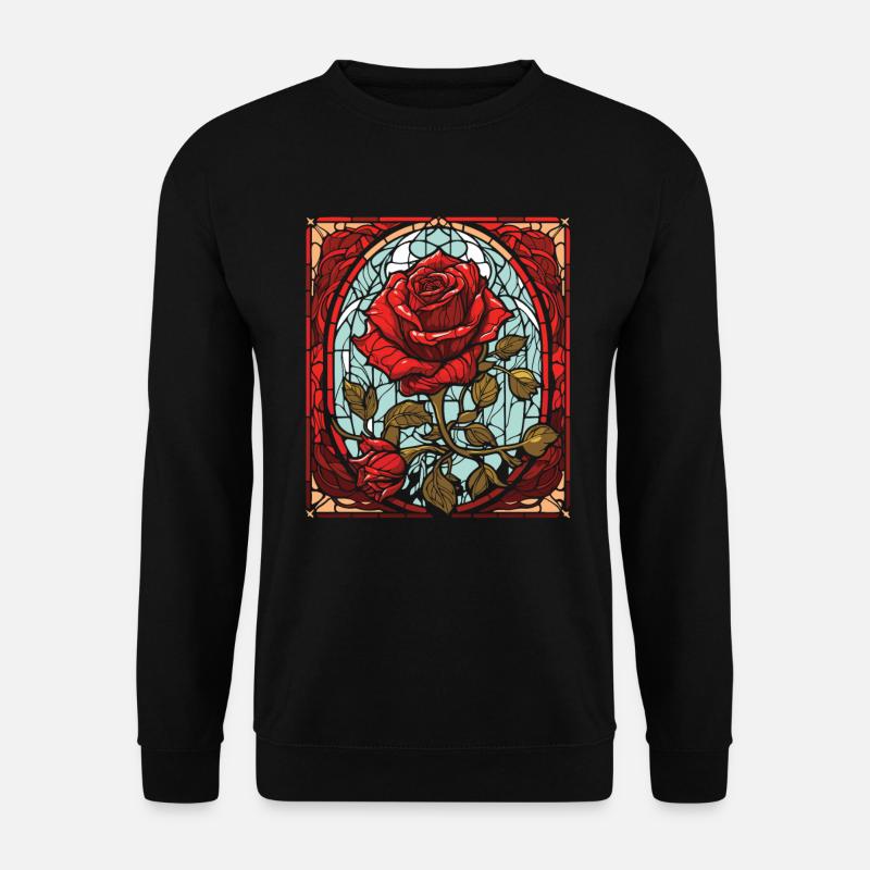 Red Rose Goth - Unisex Sweatshirt - black