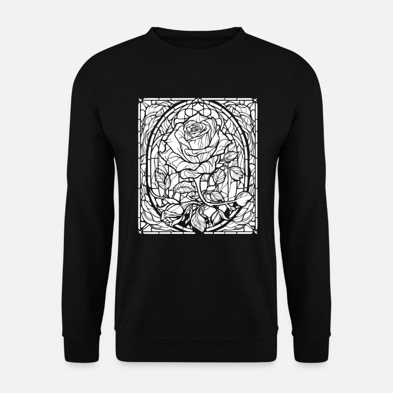 Red Rose Goth - Unisex Sweatshirt - black