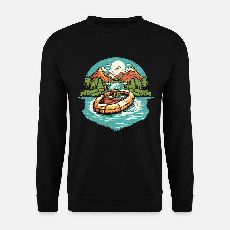 Rafting - Unisex Sweatshirt - black