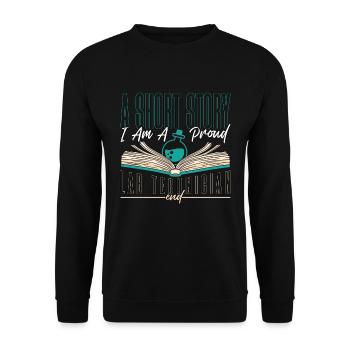 Lab Technician A Short Story I Am A Lab Scientist - Unisex Sweatshirt - black - Front - Alina (178cm) & Michal (187cm)