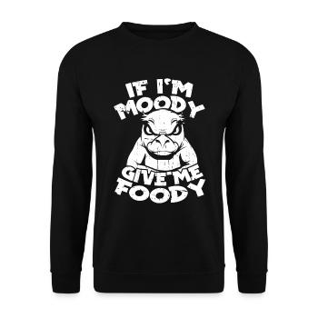 Platypus Platypus Funny - Unisex Sweatshirt - black - Front - Alina (178cm) & Michal (187cm)