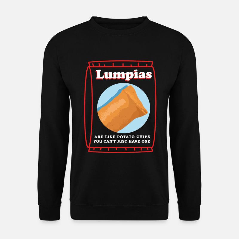 Lumpia Loempia Spring Rolls Gift - Unisex Sweatshirt - black