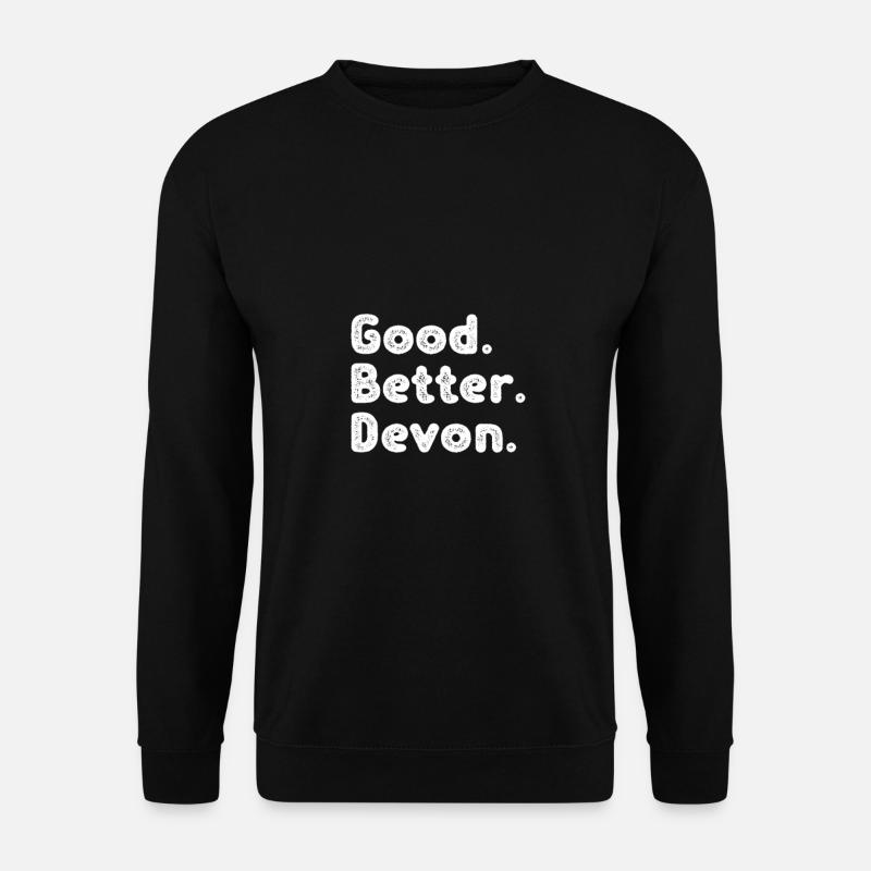 Good better Devon - Unisex Sweatshirt - black