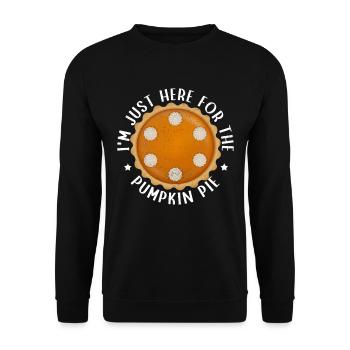 Pumpkin Pie Pumpkin Pie Gift - Unisex Sweatshirt - black - Front - Alina (178cm) & Michal (187cm)