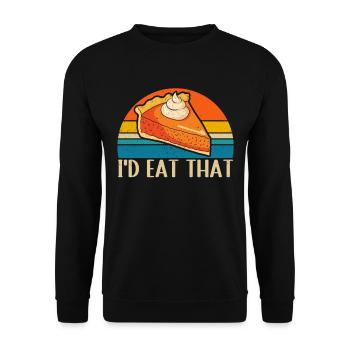 Pumpkin Pie Pumpkin Pie Gift - Unisex Sweatshirt - black - Front - Alina (178cm) & Michal (187cm)