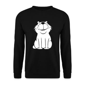 Capybara Capybara Drôle - Sweat-shirt Unisexe - noir - Devant - Alina (178cm) & Michal (187cm)