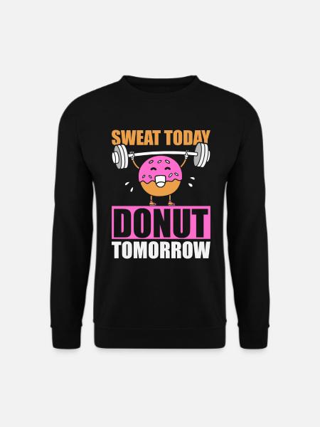 Donut Fitness Donut Gym - Unisex Pullover - Schwarz