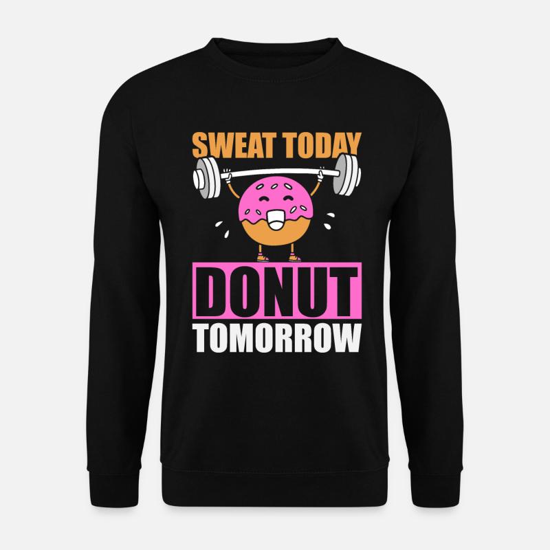 Donut Fitness Donut Gym - Unisex Pullover - Schwarz
