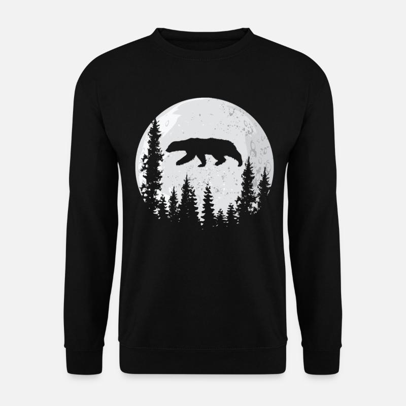 Honey Badger Ratel Moon - Unisex Sweatshirt - black