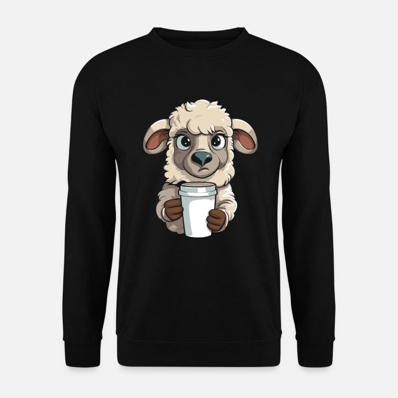 Sheep Coffee - Unisex Sweatshirt - black