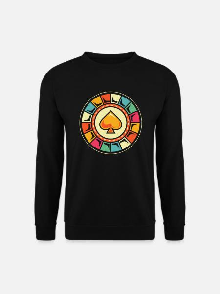 Poker - Unisex Sweatshirt - black