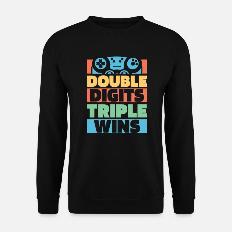 Gaming 10. Geburtstag 10 Jahre Gamer - Unisex Pullover - Schwarz