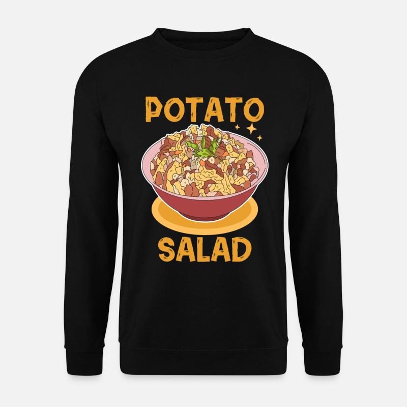Kartoffelsalat mit Mayonnaise Liebhaber Geschenk - Unisex Pullover - Schwarz