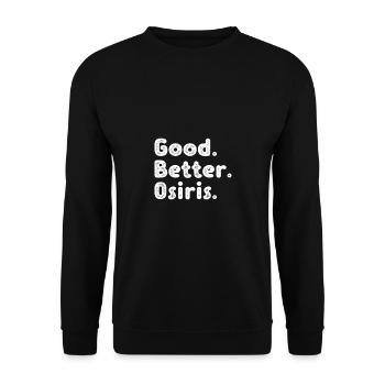 Bon meilleur Osiris - Sweat-shirt Unisexe - noir - Devant - Alina (178cm) & Michal (187cm)