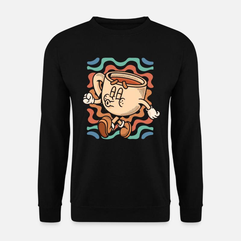 Kaffee Cafe - Unisex Pullover - Schwarz