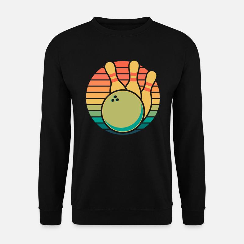 Bowling Bowlen Bowler - Unisex Pullover - Schwarz