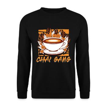 Chai gang - Unisex Pullover - Schwarz - Vorne - Alina (178cm) & Michal (187cm)