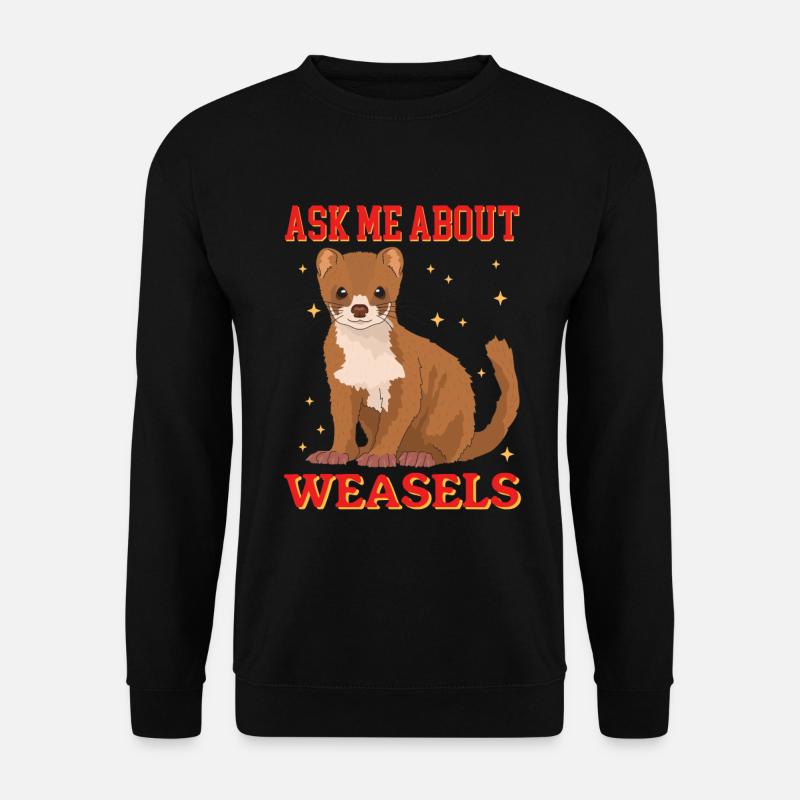 Weasel Mouse Weasel Hermännchen Gift - Unisex Sweatshirt - black