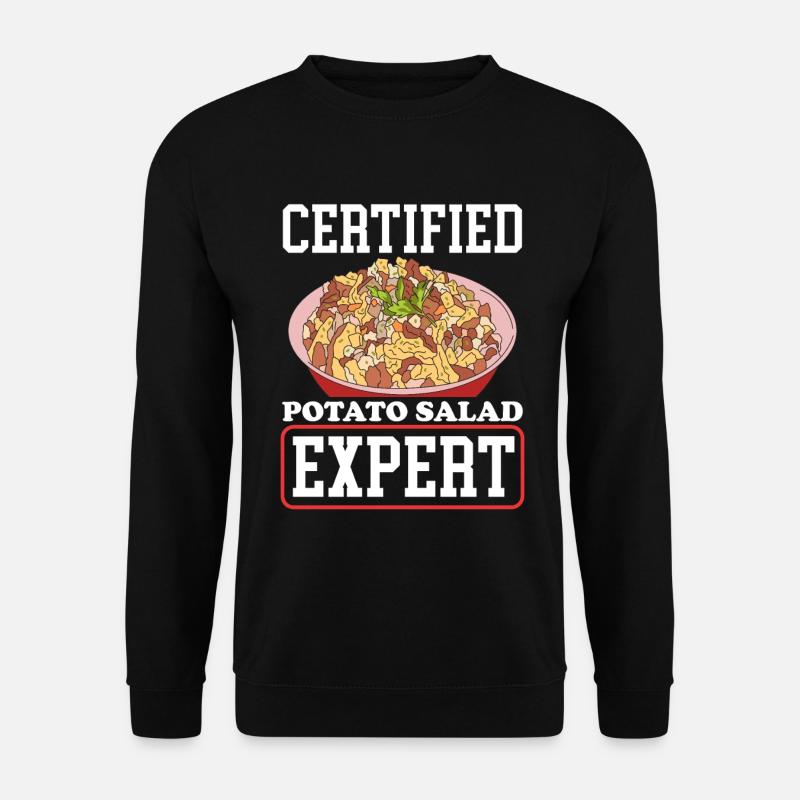 Kartoffelsalat Experte Erdäpfelsalat Geschenk - Unisex Pullover - Schwarz