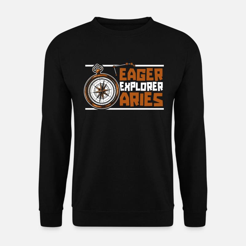 Widder Abenteuer - Unisex Pullover - Schwarz