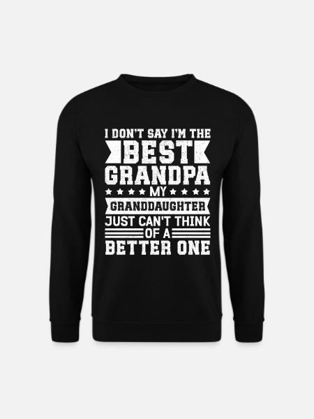 Opa Geschenk Bester Opa Geschenkidee - Unisex Pullover - Schwarz