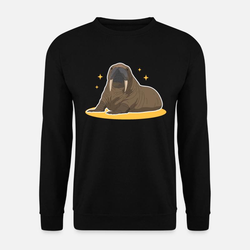 Walrus Walrus | Walrus Walrus Gift - Unisex Sweatshirt - black