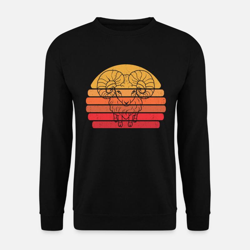 Widder Kawaii - Unisex Pullover - Schwarz