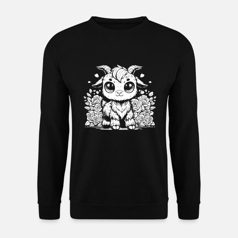 Fleurs du Bélier - Sweat-shirt Unisexe - noir
