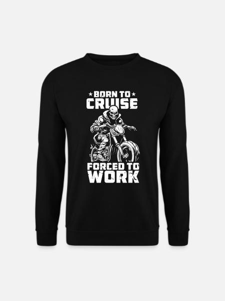 Motorrad Biker Motorbike - Unisex Pullover - Schwarz