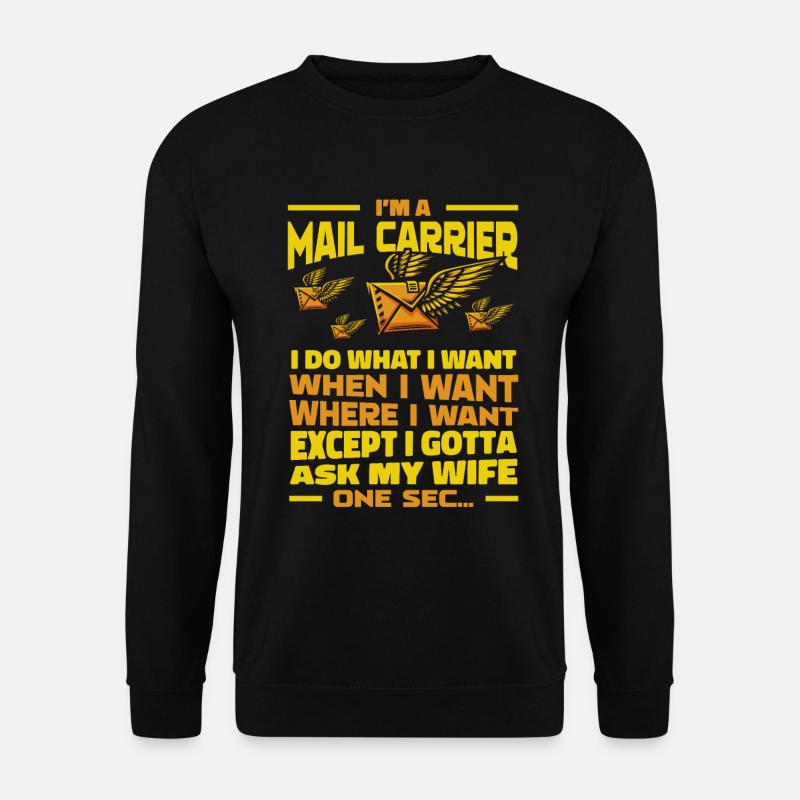 Postman Postman - Unisex Sweatshirt - black