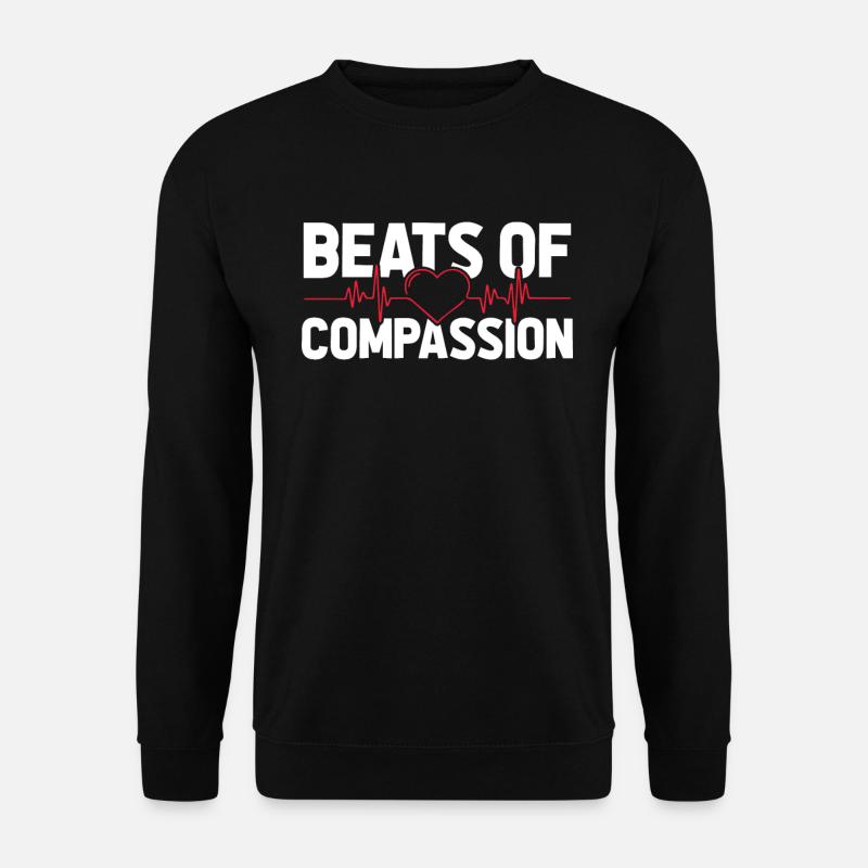 Krankenschwester EKG Herz - Unisex Pullover - Schwarz